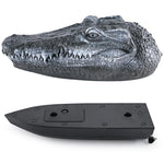 RC Boat Simulation Crocodile Head 2.4G Remote Control Joke Alligator