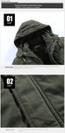 Thick Warm Parka Fur Coat Male Vintage Military Windbreaker