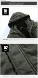 Thick Warm Parka Fur Coat Male Vintage Military Windbreaker