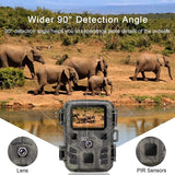 Trail Camera WiFi APP Control 1296P 24MP Night Vision Motion Activated Waterproof