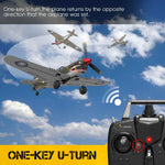 Fighter Plane 400mm Wingspan 2.4GHz 4CH EPP 6-Axis Gyro One-Key U-Turn Aerobatic RC Airplane