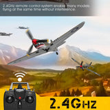 Fighter Plane 400mm Wingspan 2.4GHz 4CH EPP 6-Axis Gyro One-Key U-Turn Aerobatic RC Airplane