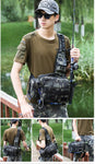 Single Shoulder Waist Pack Fishing Tactical Bag - activityasset