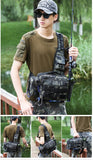 Single Shoulder Waist Pack Fishing Tactical Bag - activityasset