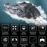 RC Boat Simulation Crocodile Head 2.4G Remote Control Joke Alligator