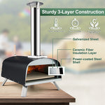 Portable Wood Pellet Pizza Grill