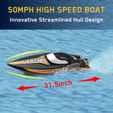 RC Boat Vector SR80 2.4GHZ 45MPH High Speed With Auto Roll Back Function ABS Plastic Hull