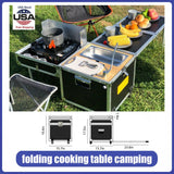 Outdoor Foldable Camping Intelligent system Kitchen Table Set Portable