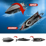 Remote Control Boat 2.4Ghz 55KM/H Brushless High-Speed Racing Boat Model Speedboat