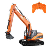 Long-Arm Radio Control Excavator Model Metal Bucket ABS Body