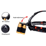 Powerful LED Headlight headlamp 5LED Head Lamp 8000 lumens