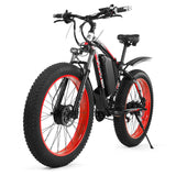 Electric Mountain Bike with Dual 500W Motors 31.1MPH 43.5 Miles Commuter Bicycle 48V 17.5Ah Battery MAX 50 km/h