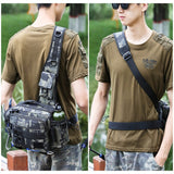 Single Shoulder Waist Pack Fishing Tactical Bag - activityasset