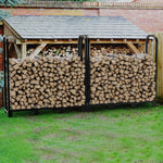 Firewood Rack: 47.6” Long Heavy Duty