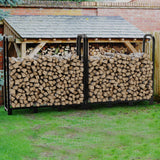 Firewood Rack: 47.6” Long Heavy Duty