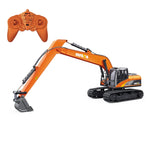 Long-Arm Radio Control Excavator Model Metal Bucket ABS Body