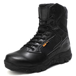 High-Quality Leather Military Combat Boots