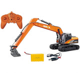 Long-Arm Radio Control Excavator Model Metal Bucket ABS Body