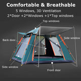 5-6 People Automatic Pop-up Tent - activityasset