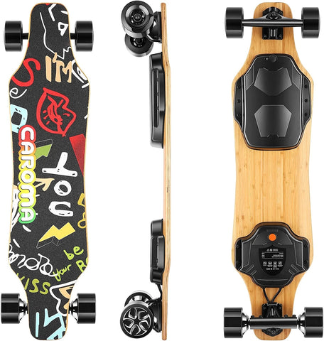 900W motors 4 wheel Dual-drive split longboard electric skateboard