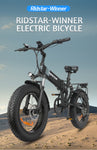 1000W 48v Fat Tire Mountain Ebike 20 Inch