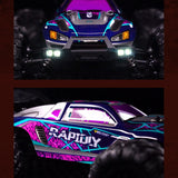 Off-Road Climbing 4WD With LED Headlight Rock Crawler 50km/h High-Speed Drift Remote Control