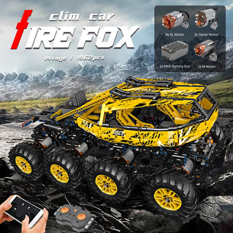 Technical Remote Control Climbing Truck Building Blocks