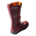 Strap-Accent Washed Leather Women Winter Boot W/ Plus Size