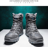 Tactical Military Men Winter Outdoor Climbing Sport Fishing Shoes Non-Slip Waterproof Breathable