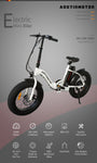 500W G20 Folding Ebike 20Inch 4.0 Fat Tire Snow Electric Bike For Women 36V 13Ah Lithium Battery Mountain Bike