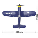 Mustang 6-Axis 400mm Wingspan One Key Aerobatic Remote Control Airplane