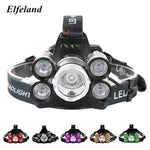 Powerful LED Headlight headlamp 5LED Head Lamp 8000 lumens