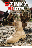 PLUS SIZE 39-47 US Military Boots Men Leather Combat Boots