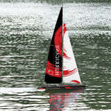 Hurricane 2 Channel Sailboat With 1 Meter Hull Length And ABS Plastic Waterproof Hull