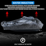 RC Boat Simulation Crocodile Head 2.4G Remote Control Joke Alligator