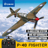 Fighter Plane 400mm Wingspan 2.4GHz 4CH EPP 6-Axis Gyro One-Key U-Turn Aerobatic RC Airplane