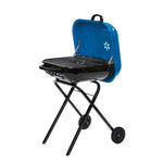 Walk-A-Bout Portable Charcoal Grill in Blue