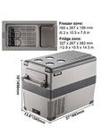 Refrigerator Mini Fridge Freezer Portable - activityasset